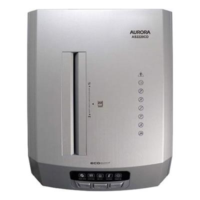 Aurora AS2220CD, 22 Sheet Cross Cut paper shredder, P4 Security level, 30 mins Duty cycle, Anti-Jam Technology, 32 litre bin