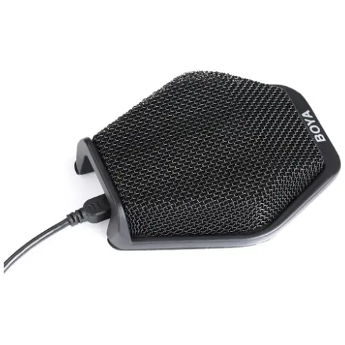 Boya BY-MC2 USB Conference Microphone with Cardioid Polar Pattern, 5m (16ft) Pickup Range, Built-in Headphone Jack for Monitoring, and Durable Aluminum Alloy Casing