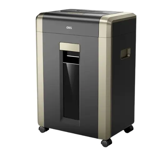 Deli ET099 25-Sheet Cross-Cut Paper Shredder | P-4 High-Security | 31L Bin | Ideal for Office Use