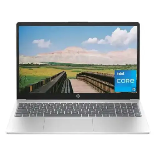 HP 15 Laptop 13th Generation Intel Core i5-1334U 8GB RAM 512GB SSD 15.6" FHD Display Natural Silver
