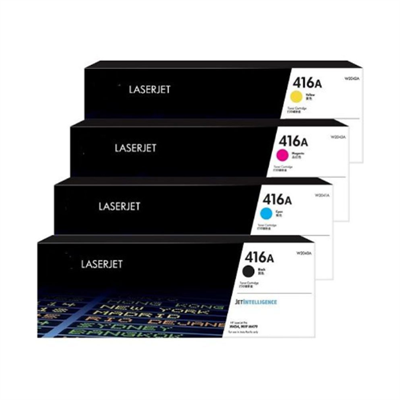 HP 416A Toner Set Original LaserJet Toner Cartridge - Black, Cyan, Magenta, Yellow