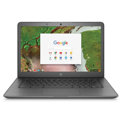 HP Chromebook 14 G5 Slightly used, 16GB Storage, 4GB RAM, 14 inch Display, Playstore Supported, 1.10 GHz Intel Celeron N3350 , Type C Charger