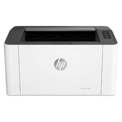 HP Laserjet 108W Single Function Monochrome Wi-Fi, USB Laser Printers For Home/Office, Compact Design, Printing, White