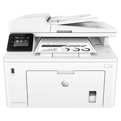 HP LaserJet Pro MFP M227fdw Wireless Monochrome All-in-One Printer with built-in Ethernet & 2-sided printing, works with Alexa (G3Q75A) White