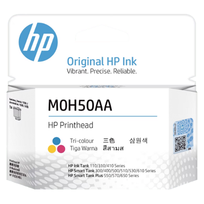 HP M0H50AA Tri Color Inktank Printhead for Ink tank 200, 500, 600, 700, 5100, 6000, 7000, 7300, 7600 Series Printer