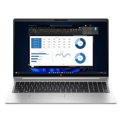 HP ProBook 450 G10 Intel® Core™ i7-1355U 8 GB DDR4-3200 512 GB PCIe® NVMe™ SSD 15.6" diagonal, FHD (1920 x 1080), IPS, narrow bezel, anti-glare, 250 nits Fingerprint backlit keyboard FreeDOS Pike silver aluminum (1 Year Warranty)