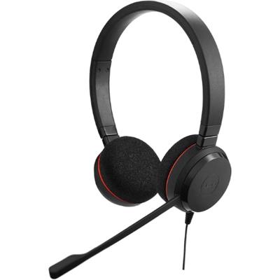 Jabra Evolve HSC016 20 UC Wired Headset, Stereo Professional Telephone Headphones for Greater Productivity, Superior Sound for Calls and Music, USB Connection, All Day Comfort Design