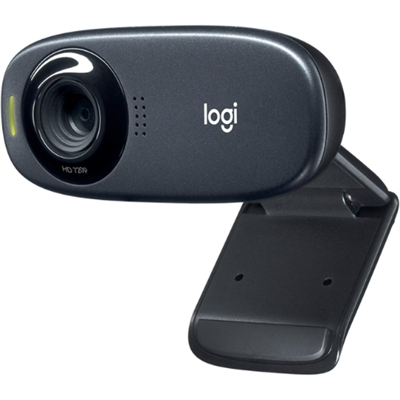 Logitech C310 HD Webcam, 720p/30fps, Widescreen HD Video Calling, HD Light Correction, Noise-Reducing Mic