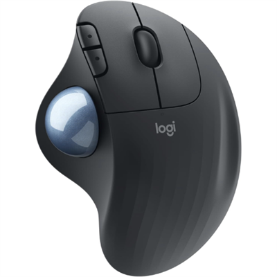 Logitech ERGO M575 Wireless Trackball Mouse - Easy thumb control, precision and smooth tracking, ergonomic comfort design, for Windows, PC and Mac with Bluetooth and USB