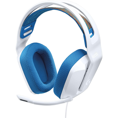 Logitech G335 Wired Gaming Headset (White)