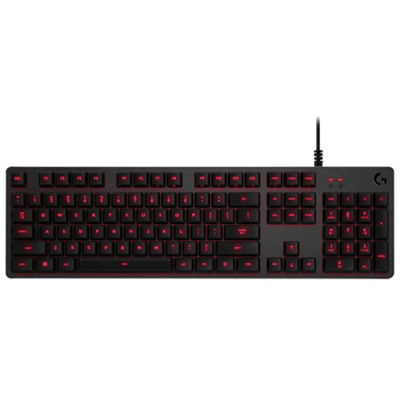 Logitech G413 Backlit Mechanical Gaming Keyboard with USB Passthrough – Carbon Black