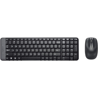  Logitech MK220 Compact wireless Full size keyboard and Mouse Combo