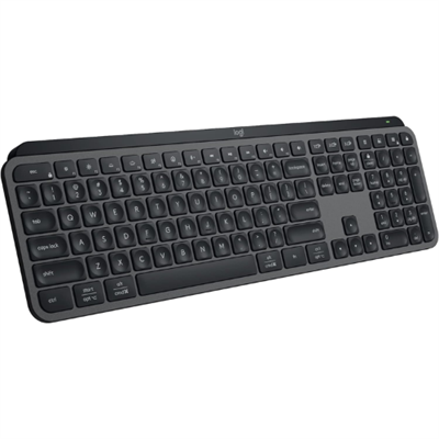 Logitech MX Keys S Wireless Keyboard, Low Profile, Quiet Typing, Backlighting, Bluetooth, USB C Rechargeable for Windows PC, Linux, Chrome, Mac - Graphite