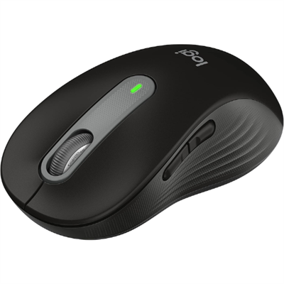 Logitech Signature M650 Wireless Mouse - For Small to Medium Sized Hands, 2-Year Battery, Silent Clicks, Customizable Side Buttons, Bluetooth, for PC/Mac/Multi-Device/Chromebook - Black