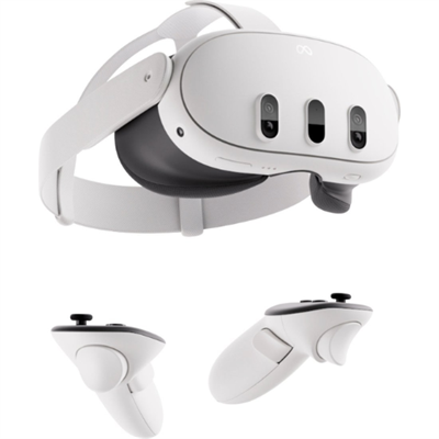 Meta Quest 3 Breakthrough Mixed Reality VR Headset - 128GB - White 