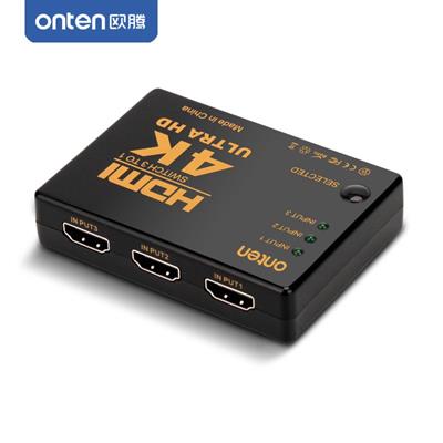 Onten 3 in 1 out HDMI Converter  (OTN-7593)
