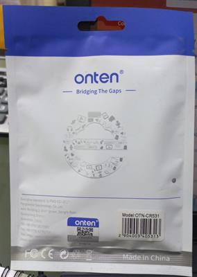 Onten 2 in 1 Type C and USB Card Reader SD/Micro SD 