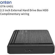 ONTEN UHD1 2.5 inch HDD External Hard Drive Disk Case USB-C Or USB 3.2 Gen 1