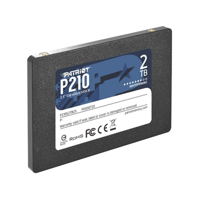 Patriot 2TB P210 2.5" Internal SSD SATA 3 Solid State Drive - Made in Taiwan