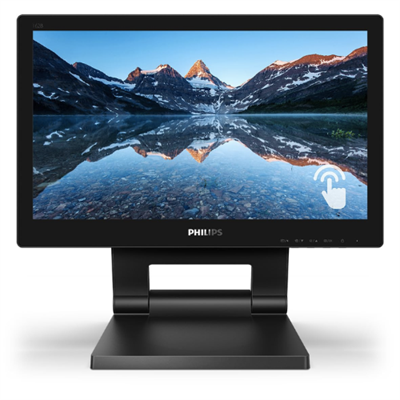 Philips 162B9T 15.6 Inch 10 point Touch LCD Monitor with LED Backlights with Smooth Touch, 1366 X 768 HD, USB 3.1, Display Port, HDMI Port, Smart Stand, Smart Contrast, Easy Read Mode, Low Blue Mode