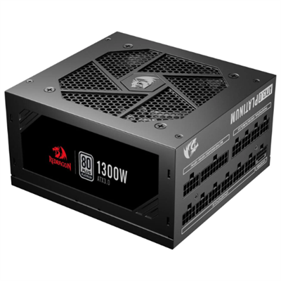 Redragon PS018 - 80 Plus Platinum 1300 Watt with PCIE-5 Full Modular with ATX -3.0