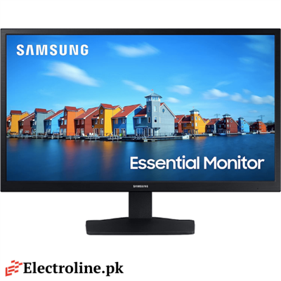 Samsung 19 inch Flat Monitor with eye comfort technology, Game Mode, HDMI, VGA, Flicker Free