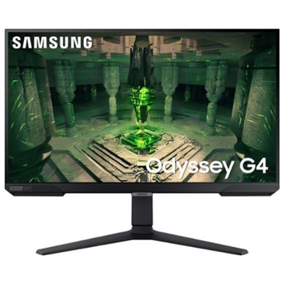 SAMSUNG 27" Odyssey G4 Series FHD Gaming Monitor, IPS, 240Hz, 1ms, G-Sync Compatible, AMD FreeSync Premium, HDR10, Ultrawide Game View, DisplayPort, HDMI, Fully Adjustable Stand