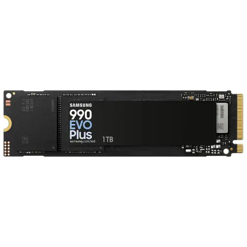Samsung 990 EVO Plus NVMe M.2 SSD - 1TB & 2TB Capacities | Blazing 7250MB/s Speed with PCIe 5.0 x2 / 4.0 x4 Hybrid Interface