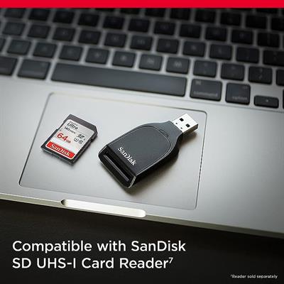 anDisk 64GB Ultra SDXC UHS-I / Class 10 Memory Card,