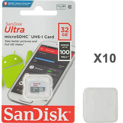 SanDisk 32GB Ultra SDSQUNR-032G-GN3MN microSDHC Memory Card C10 UHS-I