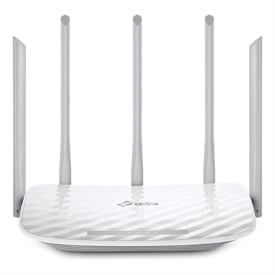 TP Link Archer C60 AC1350 wireless Dual Band Wi-Fi Router, WiFi 5, MU-MIMO, 5 Antenna