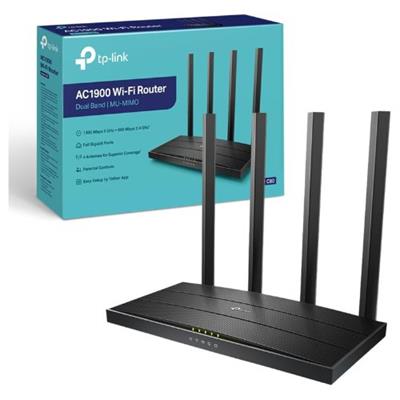 TP-Link Archer C80 AC1900 MU-MIMO Dual Band Wireless Gaming Router, Wi-Fi Speed Up to 1300 Mbps/5 GHz + 600 Mbps/2.4 GHz, Supports Parental Control, Guest Wi-Fi