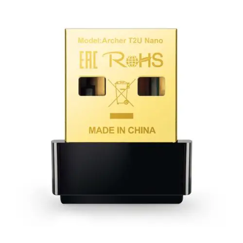 TP-Link Archer T2U Nano – AC600 Dual-Band Nano Wireless USB Adapter (2.4GHz/5GHz)