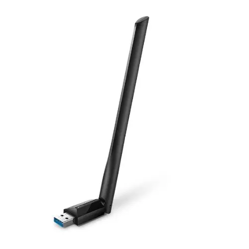 TP-Link Archer T3U Plus – AC1300 High-Gain Dual-Band USB Wireless Adapter (867 Mbps @ 5 GHz + 400 Mbps @ 2.4 GHz)