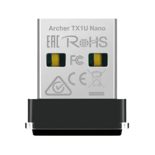 TP-Link Archer TX1U Nano – AX300 Wi-Fi 6 Nano USB Adapter (Up to 287 Mbps, Dual-Band)