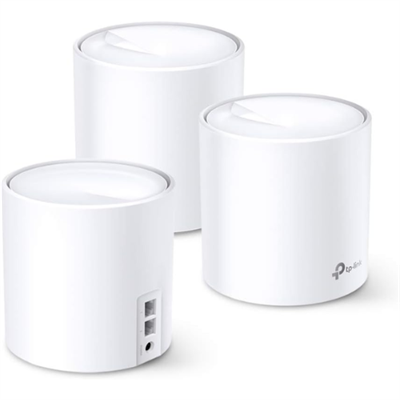 TP-Link Deco X60 WiFi 6 AX5400 Whole Home Mesh Wi-Fi 6 Unit - Pack of 3 Deco
