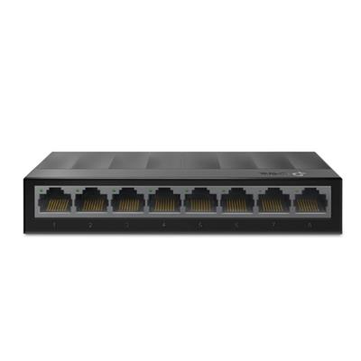 TP-Link LS1008G Litewave 8 Port Gigabit Ethernet Switch | Desktop Ethernet Splitter | Plastic Case | Unshielded Network Switch | Plug & Play | Fanless Quiet | Unmanaged 