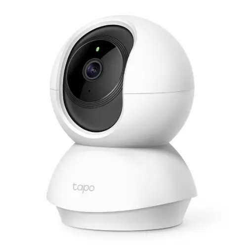 TP-Link Tapo C210 Pan/Tilt Home Security Wi-Fi Camera with 2K 3MP, 360° Visual Coverage, Motion Tracking, and Two-Way Audio