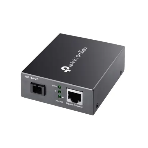 TP-Link TL-FC311A-20 Gigabit WDM Bi-Directional Fiber Media Converter