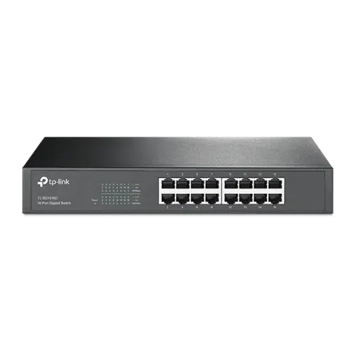 TP Link TL-SG1016D 16-Port Gigabit Desktop/Rackmount Switch