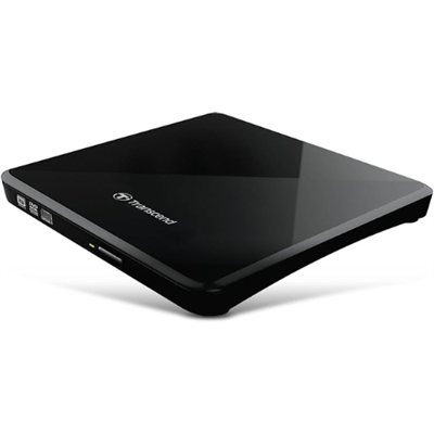 Transcend 8K Extra Slim Portable USB Powered External DVD Writer and Optical Drive