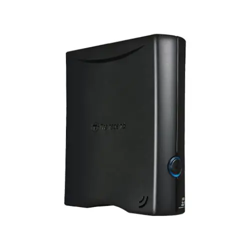 Transcend StoreJet 35T3 8TB – Desktop External Hard Drive with Power Adapter & USB 3.1 Gen 1