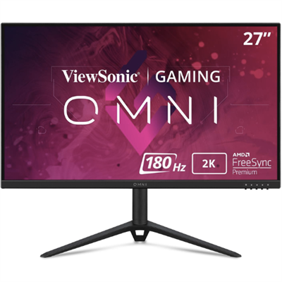ViewSonic Omni VX2728J-2K 27 Inch Gaming Monitor 1440p 180hz 0.5ms IPS w/FreeSync Premium, Advanced Ergonomics, HDMI, and DisplayPort