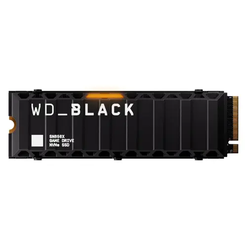WD Black SN850X 4TB NVMe Gaming SSD with Heatsink | PCIe Gen4 x4 | 7300MB/s Read | PS5 Compatible | Ultimate Performance for Gamers