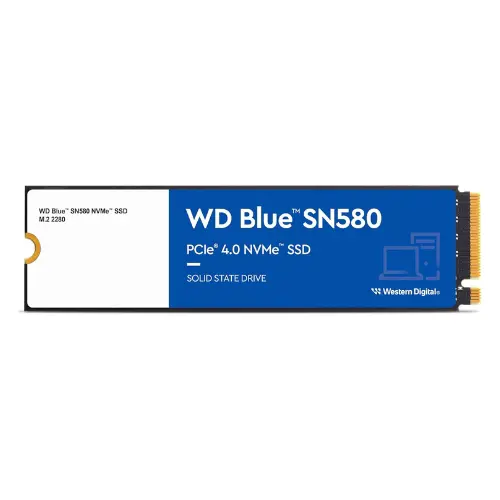 WD Blue SN580 NVMe™ SSD (500GB | 1TB) | PCIe Gen4 x4 | Up to 4150MB/s Read | For Creators & Everyday Users