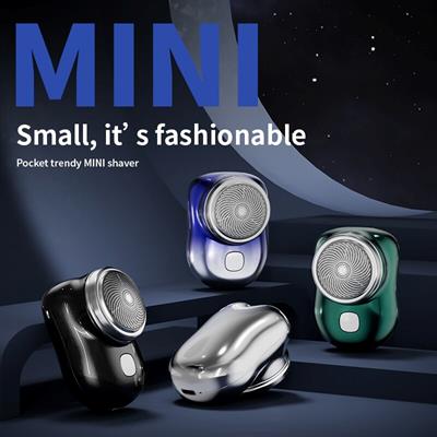 Mini Shave Portable Shaver Wet and Dry Men Is USB Rechargeable Shaver Charging Simple One Touch.