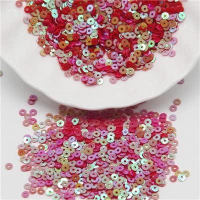 3 Tola Rainbow Circular Plastic Sequins Sitara for Embroidery 3mm & 4mm