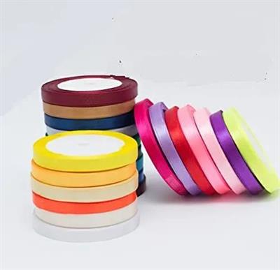 Pack Of 24 - 0.6mm - Quarter inch ribbons - Multi Color