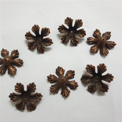 10 Pcs Dark Brown DIY Flowers Artificial Wedding Decor Scrapbooking Craft Supplies 16mm