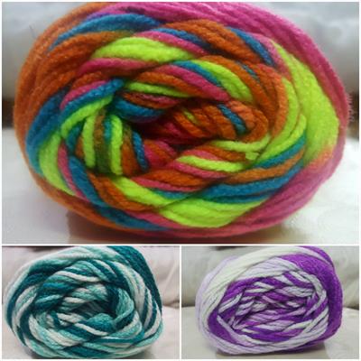 5 Pc, High Quality, Wool Ball. Sweater, Hand Knitting, Soft Crochet Hook Yarn 80-100 gm